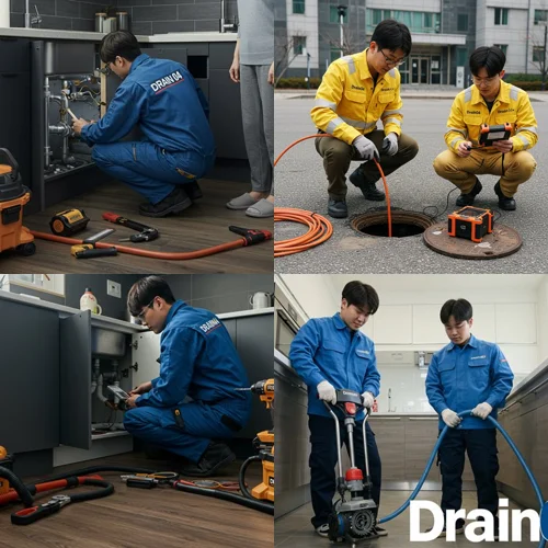 평택 고압세척 하수도 꽉 막힌 운까지 뚫어