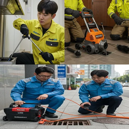 평택 고압세척 하수도 꽉 막힌 운까지 뚫어