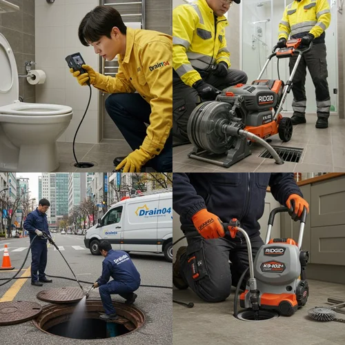 지산동 하수구 막힘 하수도 고민 해결사가 달려갑니다