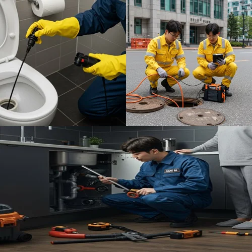 청북면 하수구막힘 뚫음 막힘 걱정 끝내 드릴게요