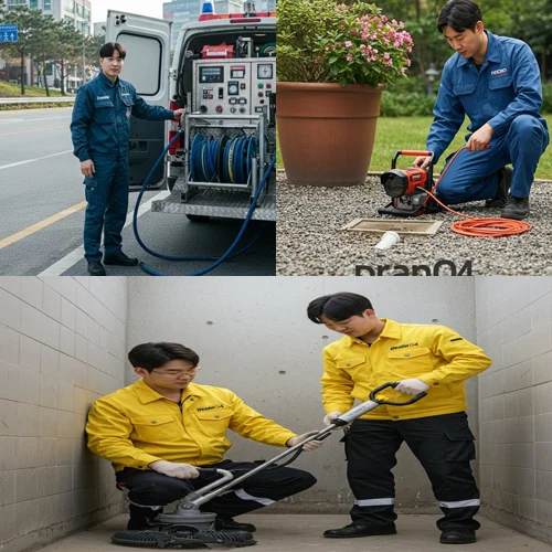 청룡동 하수구 막힘 하수도 확실한 통수 보장