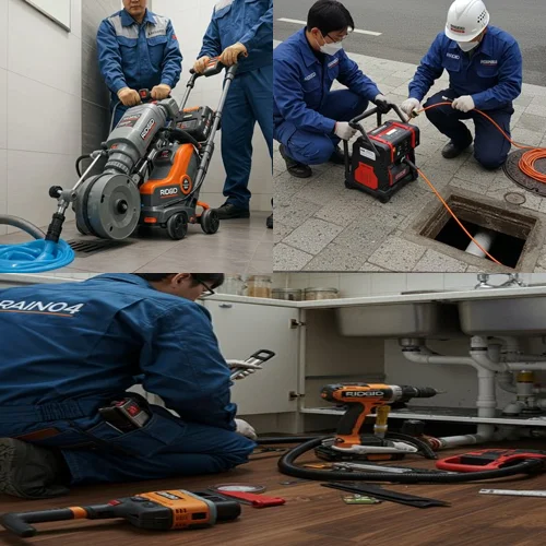 청룡동 하수구 막힘 하수도 확실한 통수 보장