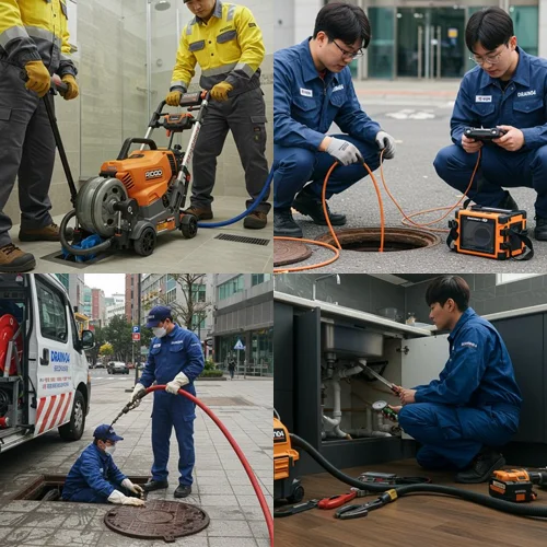 지제동 하수구 막힘 하수도 시원하게 뚫어 드릴게요
