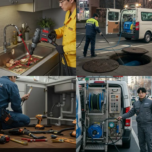 지제동 하수구 막힘 하수도 시원하게 뚫어 드릴게요