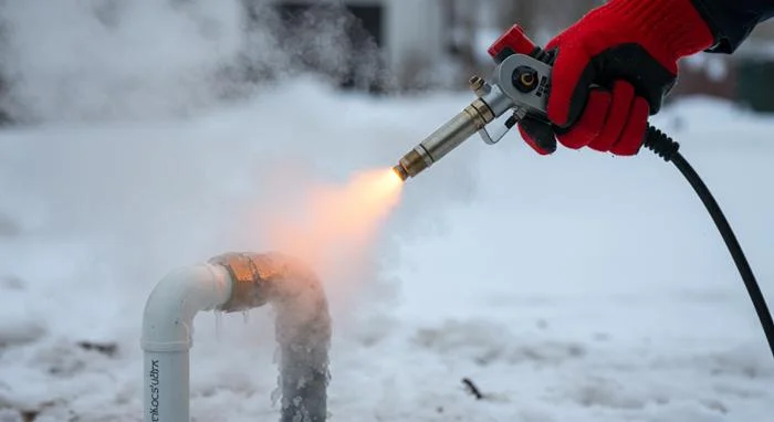 현덕면 수도관 동방 하수구 겨울에도 시원한 물줄기