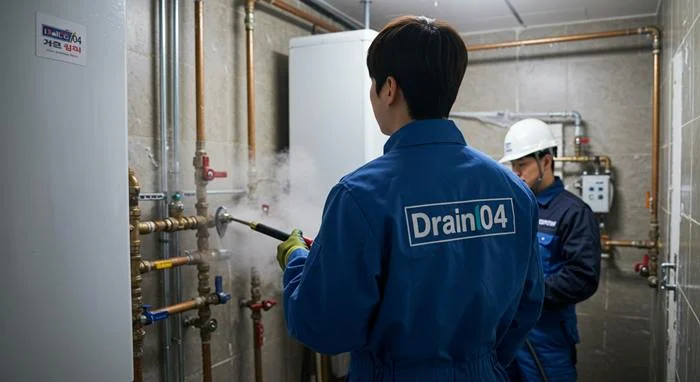 청룡동 수도관 동파 하수구 녹여서 쾌적한 환경을