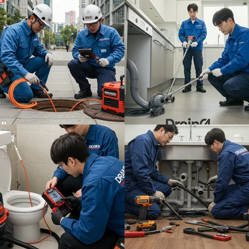 안중읍 하수구 막힘 하수도 신속한 출동으로 해결