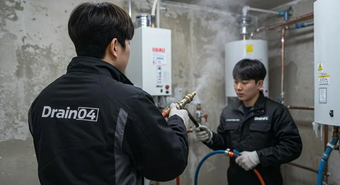 지제동 언 수도 녹임 해빙 업체 녹임 전문가 하수구 문제 해결