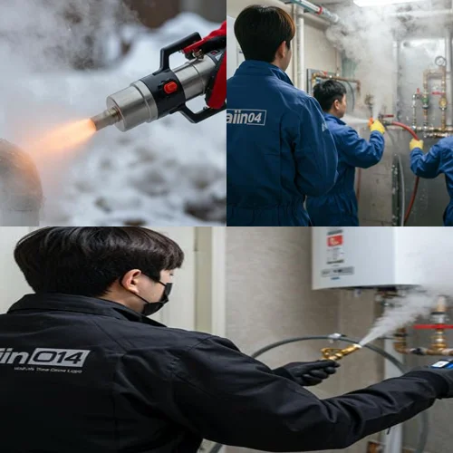 도일동 해빙 하수도 배관 업체 녹여서 해결 완료해 드려요