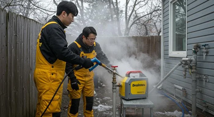 평택 언수도 녹임 하수구 수도관 해빙과 하수구 통수