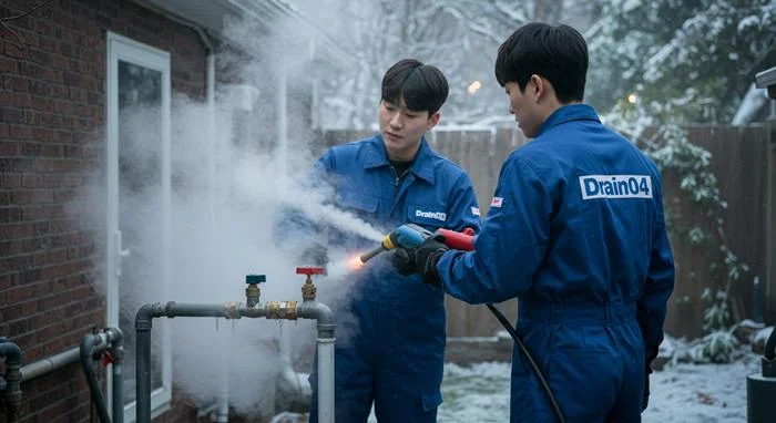 평택 언수도 녹임 하수구 수도관 해빙과 하수구 통수