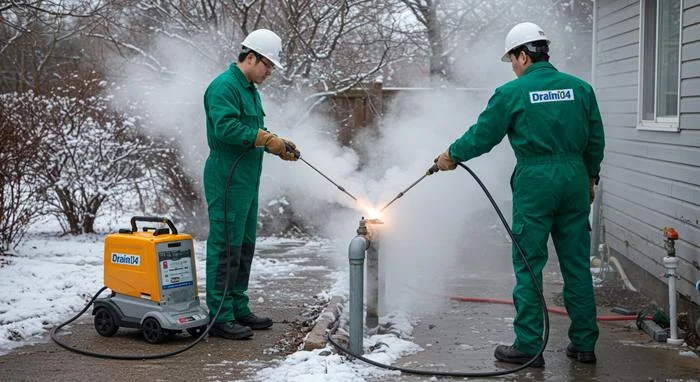 모곡동 수도 동파 녹임 해빙 동파로 인한 역류 해결