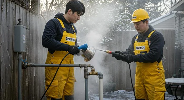 용이동 언 수도 녹임 해빙 업체 꽁꽁 언 배관 완벽 해빙