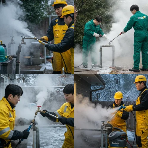 소사동 언 수도 녹임 해빙 업체 녹임 전문가 하수구 뚫어줘요
