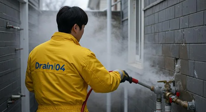 고덕면 언 수도 녹임 해빙 업체 수도 동파 하수구 막힘 동시 해결