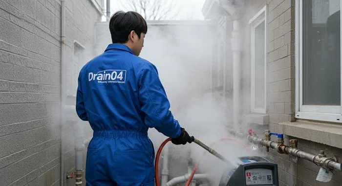 지산동 언 수도 녹임 해빙 업체 꽁꽁 언 수도관 하수구 통수