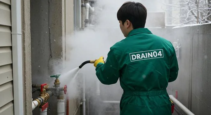 지산동 언 수도 녹임 해빙 업체 꽁꽁 언 수도관 하수구 통수
