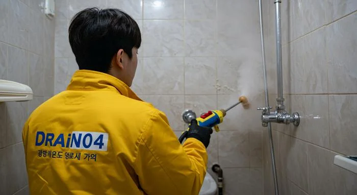 지산동 언 수도 녹임 해빙 업체 꽁꽁 언 수도관 하수구 통수