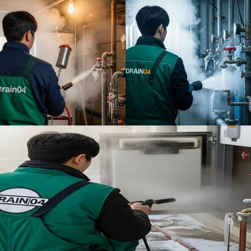 평택시 해빙 하수도 배관 업체 동파 긴급 출동 해결사