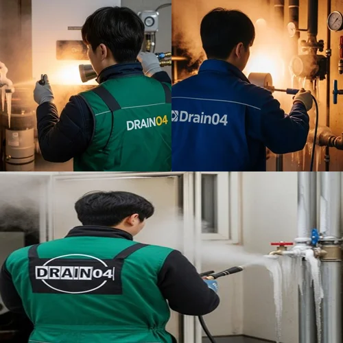 진위면 언 수도 녹임 해빙 업체 언수도 해빙 후 하수구 뚫음