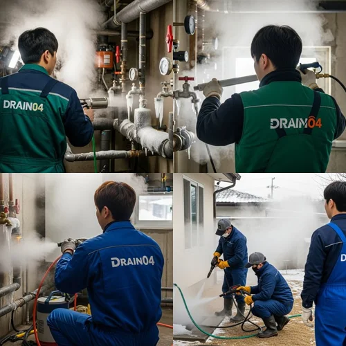 세교동 수도관 동파 하수구 꽁꽁 언 수도관 녹여 드려요