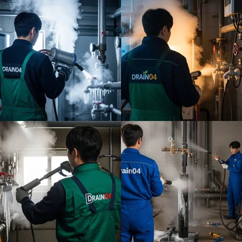 청북면 언 수도 녹임 해빙 업체 녹여서 역류까지 완벽 해결