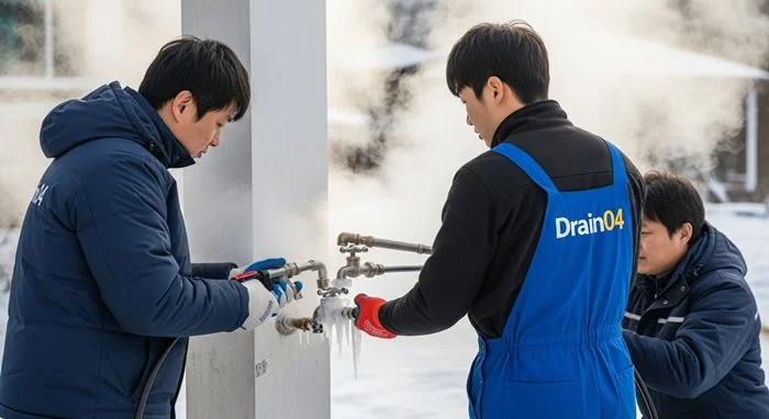 평택동 언 수도 녹임 해빙 업체 언수도 하수구 문제 저희에게