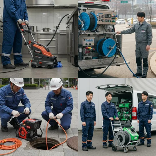 평택 4시 출동 칠원동 하수구 막힘 하수도