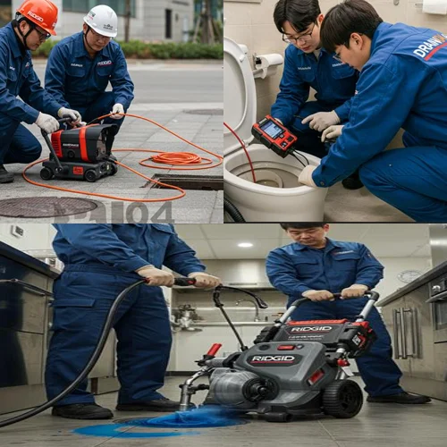 빌딩 횡주관 청소엔? 평택시 고압세척 하수도