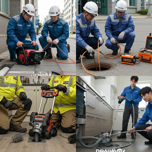 빌딩 횡주관 청소엔? 평택시 고압세척 하수도