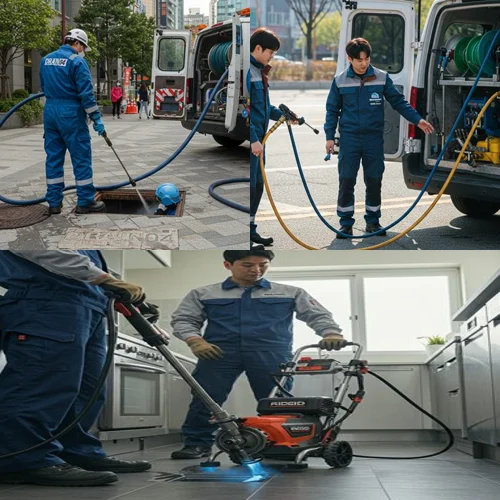 평택 서정동 하수구 막힘 꽉 막힌 하수도... 송탄 출장소