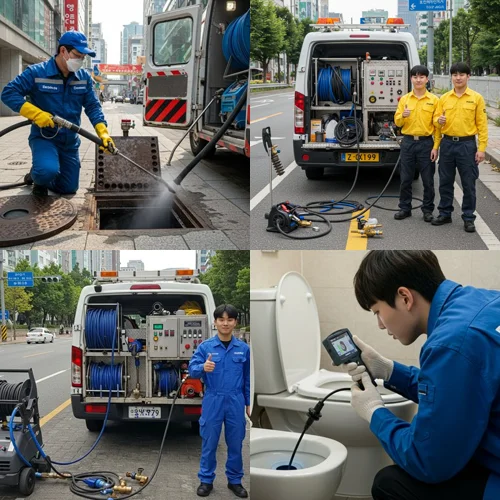 도일동 하수구막힘 뚫음 확실한 통수 보장