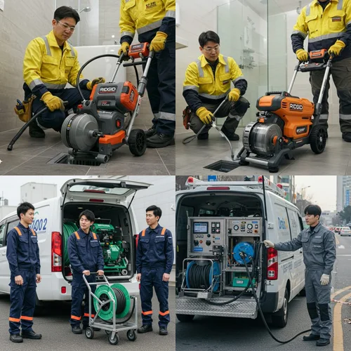 장당동 하수구 뚫음 하수도 아파트 1층 역류 드디어 해결! 