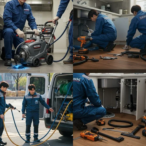 가재동 하수구 뚫음 하수도 내시경 작업 후기