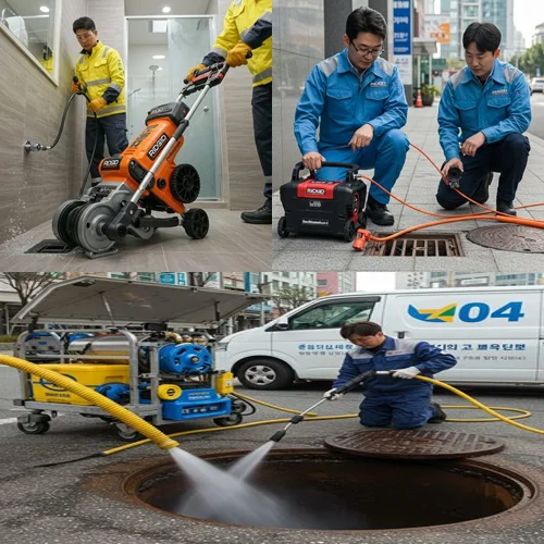 가재동 하수구 뚫음 하수도 내시경 작업 후기