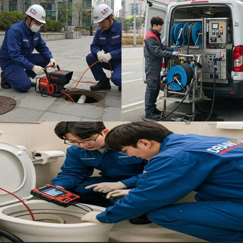 통복동 변기 막힘 수리, 통복시장 상가 화장실 기름때 제거 완료!