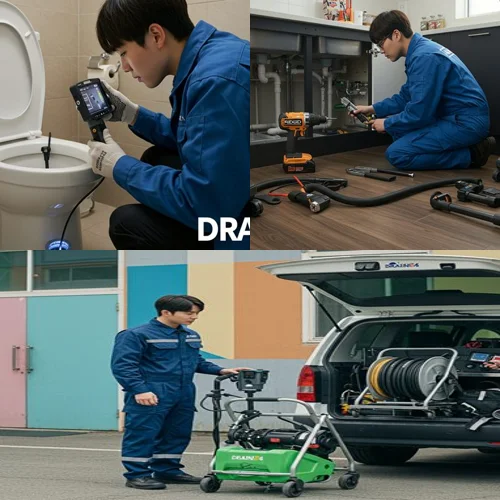 통복동 변기 막힘 수리, 통복시장 상가 화장실 기름때 제거 완료!