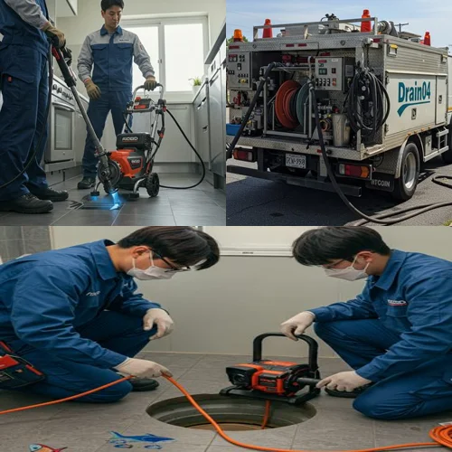 죽백동 싱크대 막힘 배수구, 소사벌 카페거리 상가 주방 막힘 해결 후기