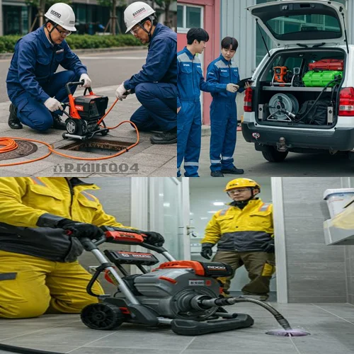이충동 하수구 뚫음 하수도, 서정리역 근처 상가 기름때 제거 완료 후기!