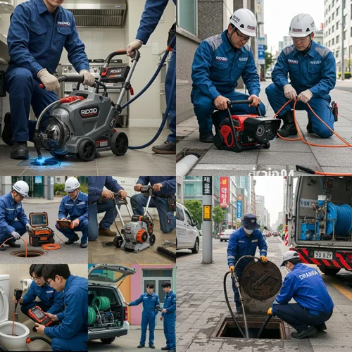 평택역 AK플라자 근처 상가 막힘 평택동 하수구 뚫음 하수도