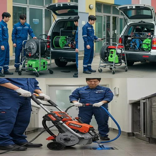 K-6 미군부대 근처 식당 막힘 해결 팽성읍 하수구 뚫음 하수도