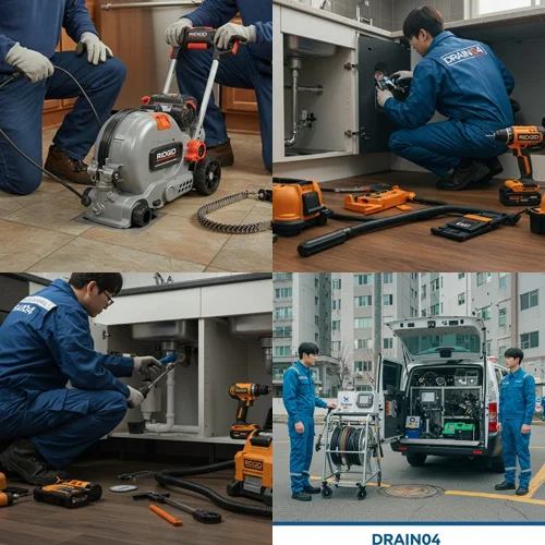 오래된 주택 배관 막힘 해결 후기 장안동 하수구 뚫음 하수도