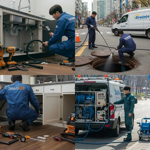 죽백동 변기 막힘 수리, 소사벌 카페거리 상가 화장실 막힘 해결 후기