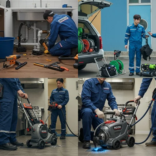 죽백동 변기 막힘 수리, 소사벌 카페거리 상가 화장실 막힘 해결 후기