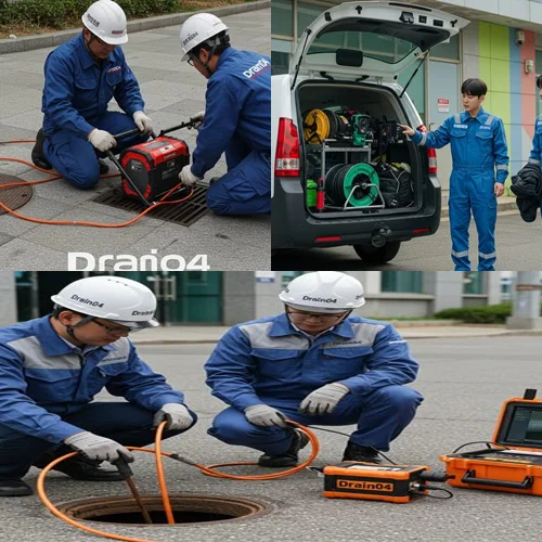 팽성읍 싱크대 막힘 배수구, K-6 미군부대 근처 식당 주방 막힘