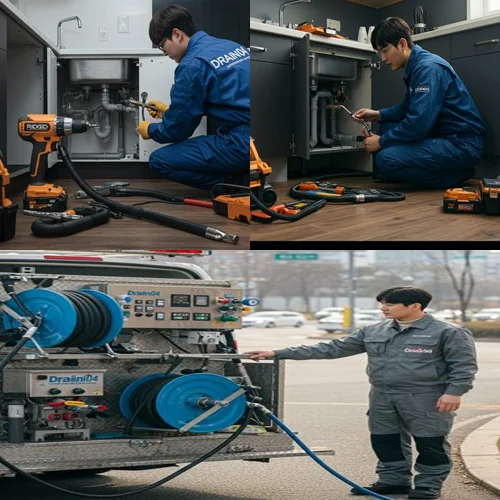 평택 독곡동 하수구 뚫음 하수도, 안양 빌라 1층 역류 해결 후기!