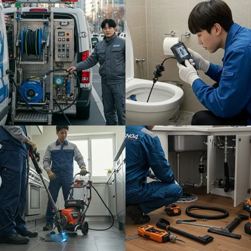 평택 진위면 하수구 뚫음 하수도 역류 문제 해결