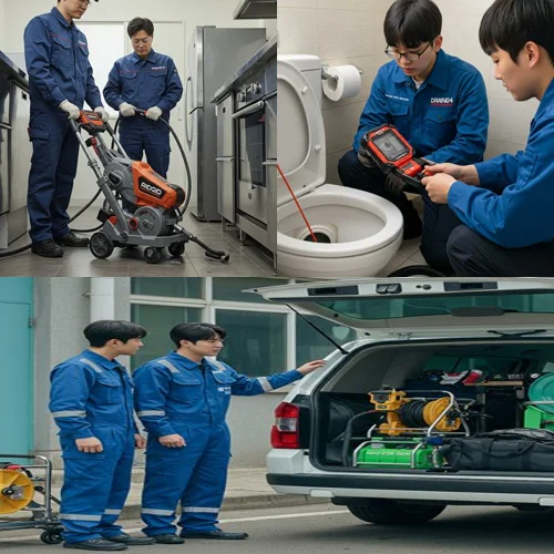 평택 모곡동 싱크대 막힘 배수구, 뚫는 업체