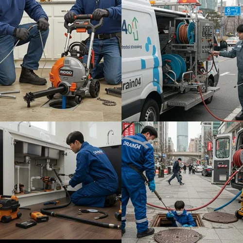 비전동 싱크대 막힘 배수구, 소사벌 상가 주방 드디어 뚫고 광명 찾았어요! (기쁨)