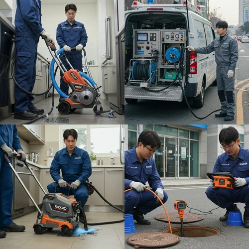 포승읍 싱크대 막힘 배수구 음식물 꽉